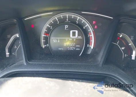 2018 Honda Civic Lx z USA, uszkodzony, nr VIN 2HGFC2F52JH585677